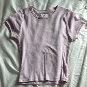 Urban Outfitters Lilac Ribbed T-Shirt